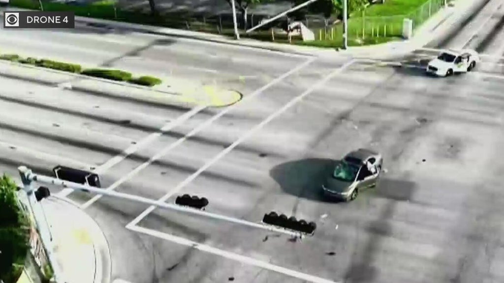 Scooter rider hit by car in northwest Miami-Dade — CBS Miami, Pembroke Pines Community news