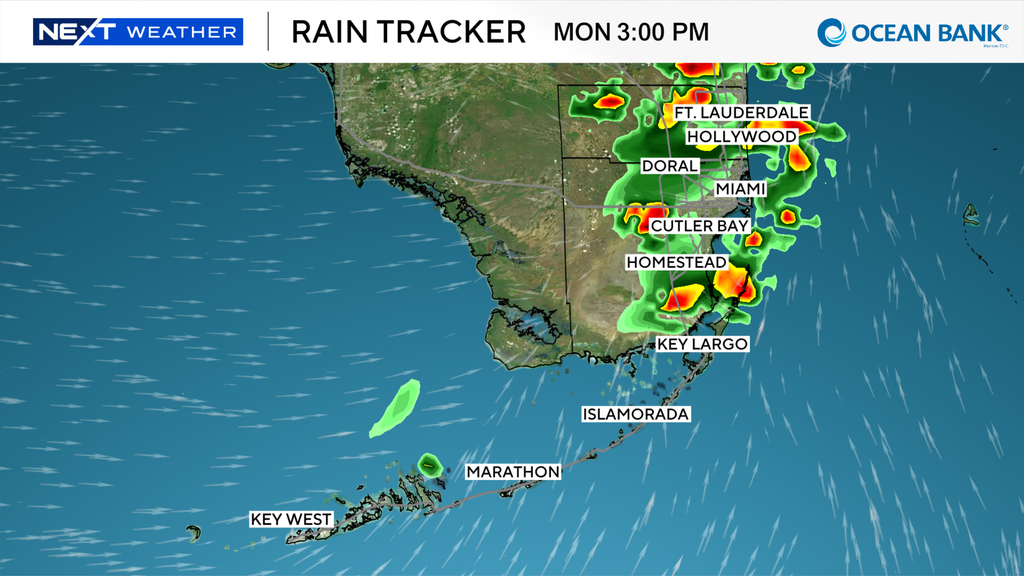 Minor flooding possible in South Florida Monday due to threat of showers, storms — CBS Miami, Pembroke Pines Sports news