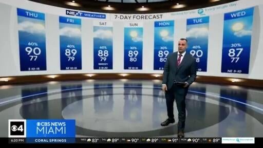 South Florida sees more rain and humidity as king tides are expected this weekend — CBS Miami, Pembroke Pines Community news