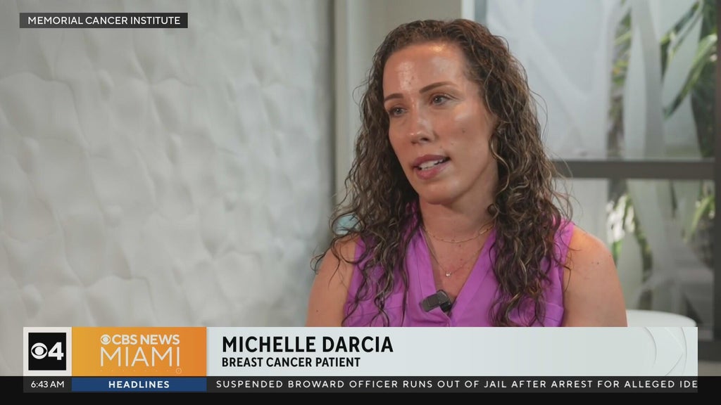 Mom diagnosed with breast cancer despite having no symptoms shares warning — CBS Miami, Pembroke Pines Health news