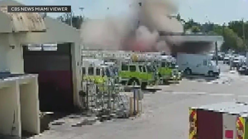 New surveillance video shows deadly explosion at Miami-Dade facility — CBS Miami, Pembroke Pines Community news