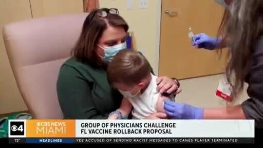 Florida doctors challenge state’s plan to roll back vaccine requirements — CBS Miami, Pembroke Pines Health news