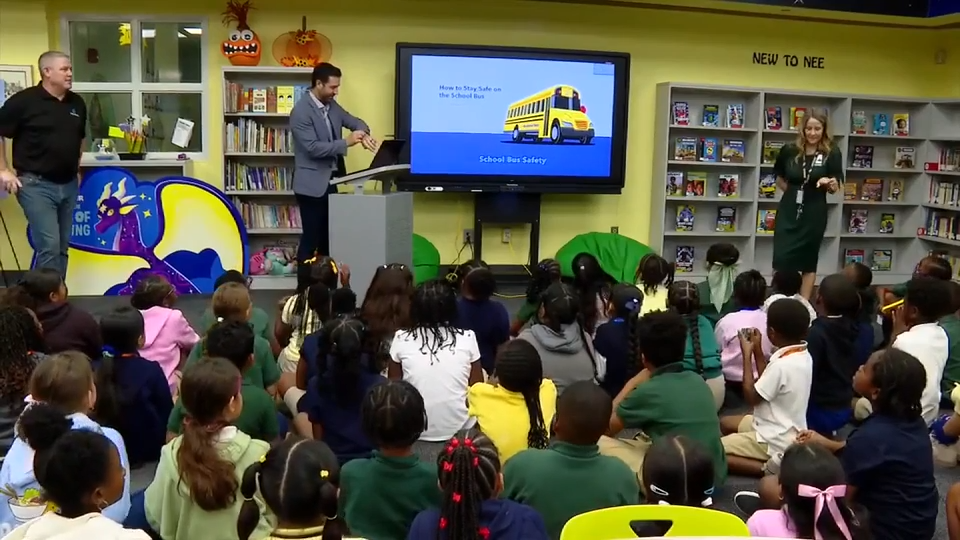 BCPS officials roll out new campaign as National School Bus Safety week underway — WSVN 7 Broward
